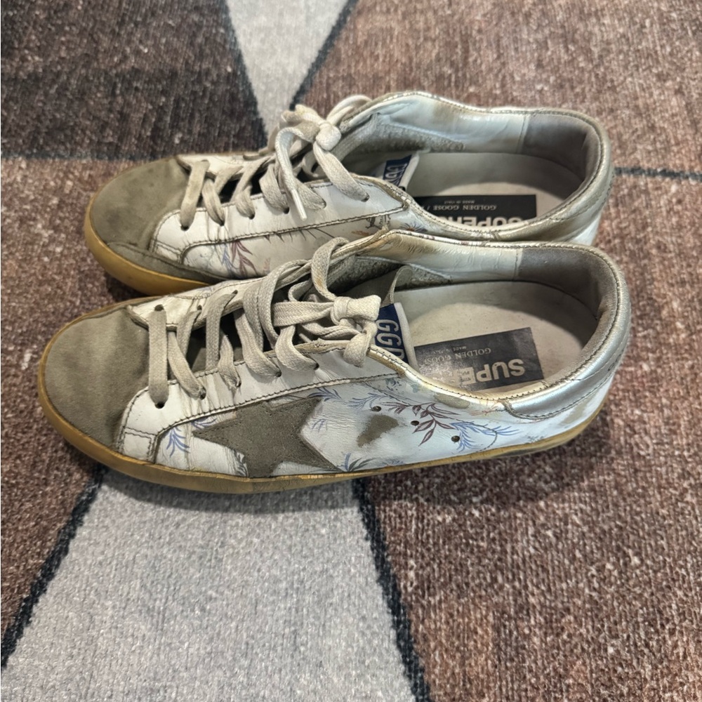 Golden Goose Super-star distressed leather sneakers 39 - Picture 6 of 8